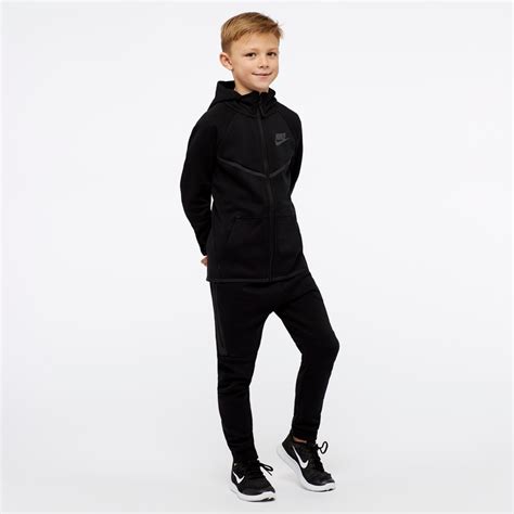 nike tech fleece anzug kinder schwarz|Nike tech bekleidung.